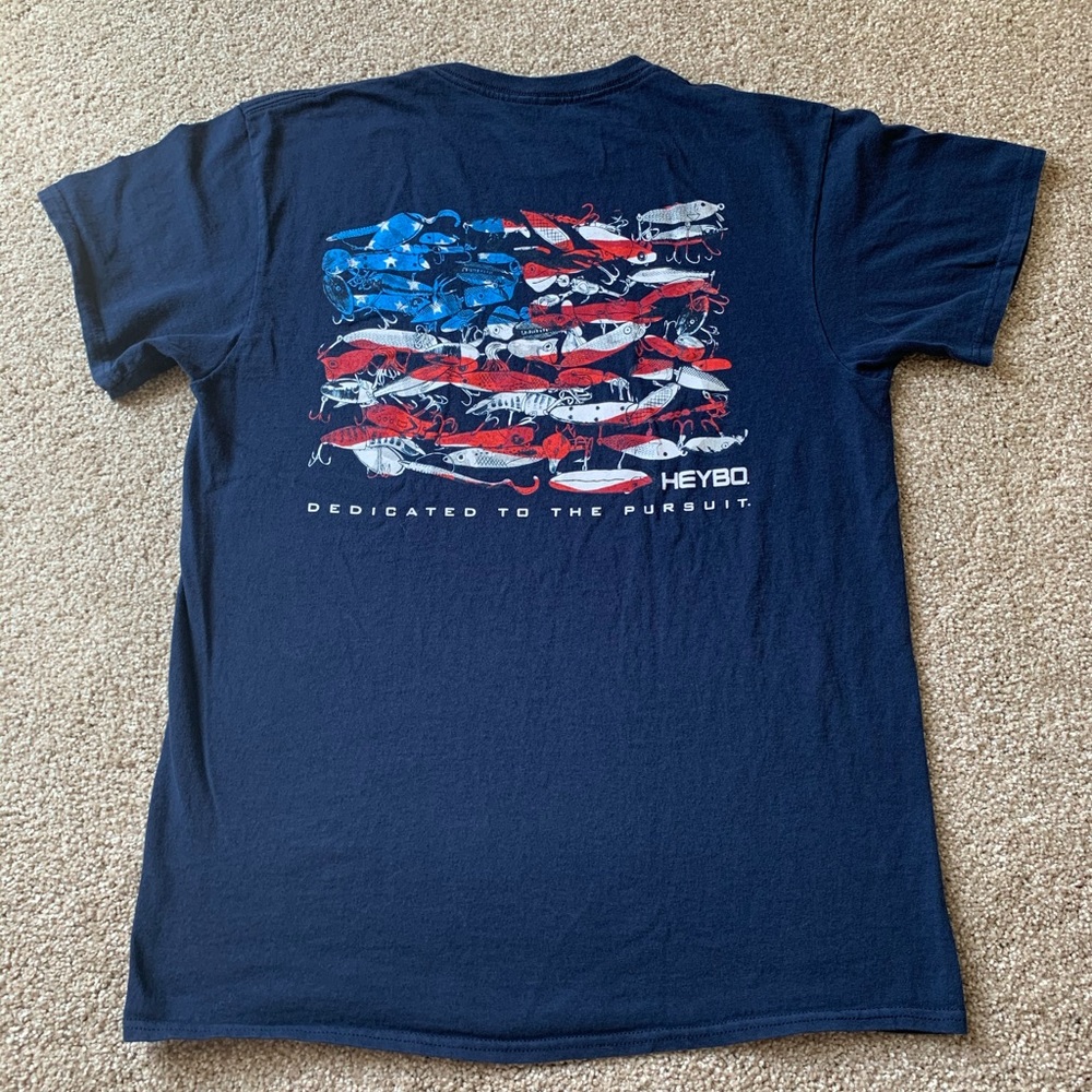 Heybo American Flag Fishing Shirt